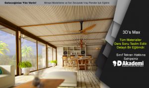 autodesk 3d's max İleri seviye (özel ders)