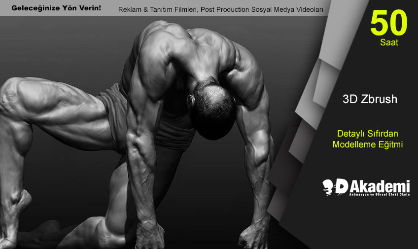 zbrush 3 boyutlu modelleme kursu