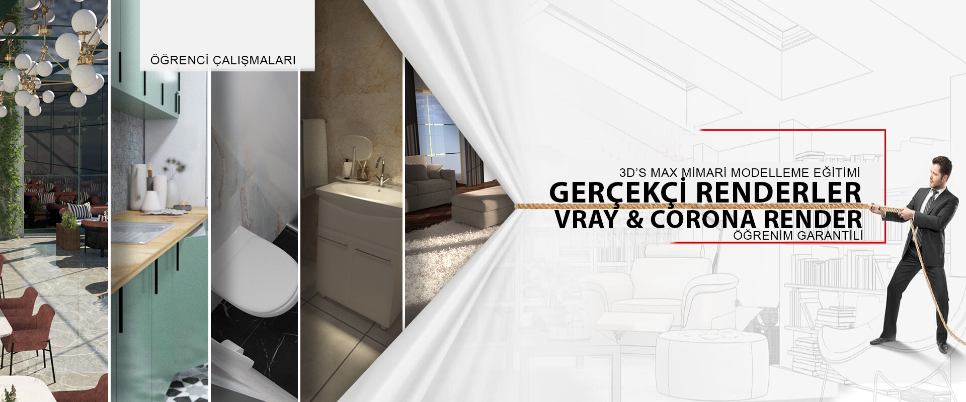 3d's max kursu modelleme ve vray render İçerik