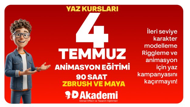 animasyon kursu eğitimi istanbul